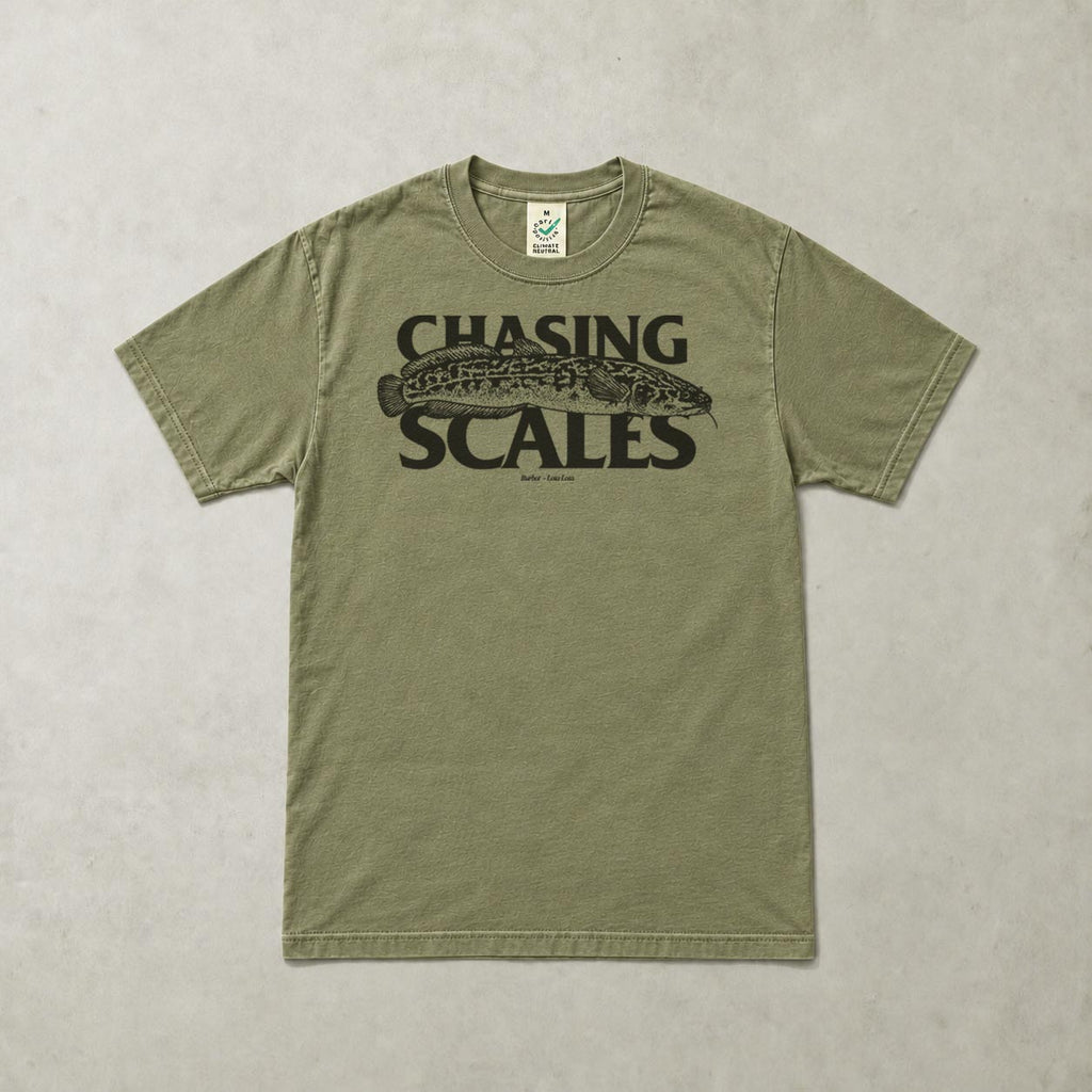 Jack Perks "Chasing Scales" Collaboration T Shirt - Khaki