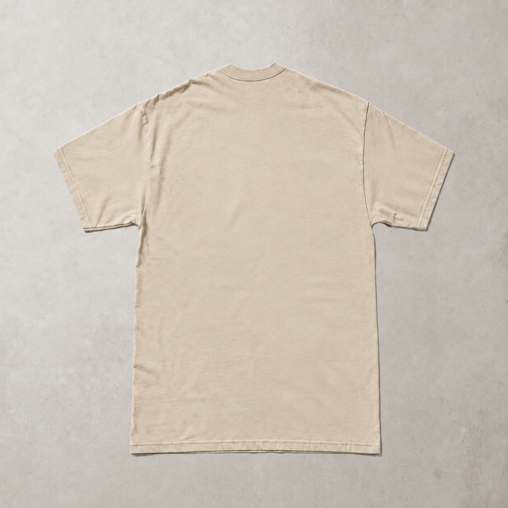 Jack Perks "Chasing Scales" Collaboration T Shirt - Beige