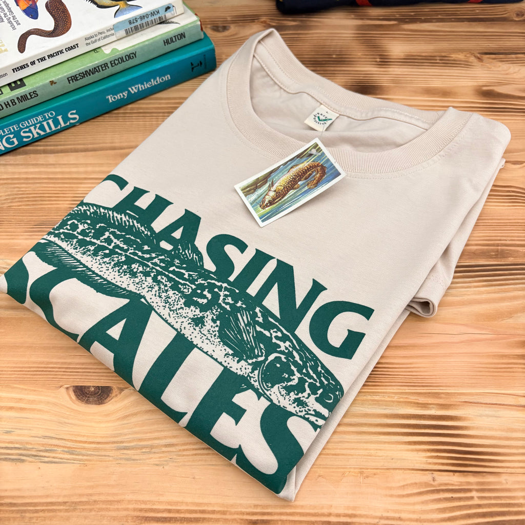 Jack Perks "Chasing Scales" Collaboration T Shirt - Beige