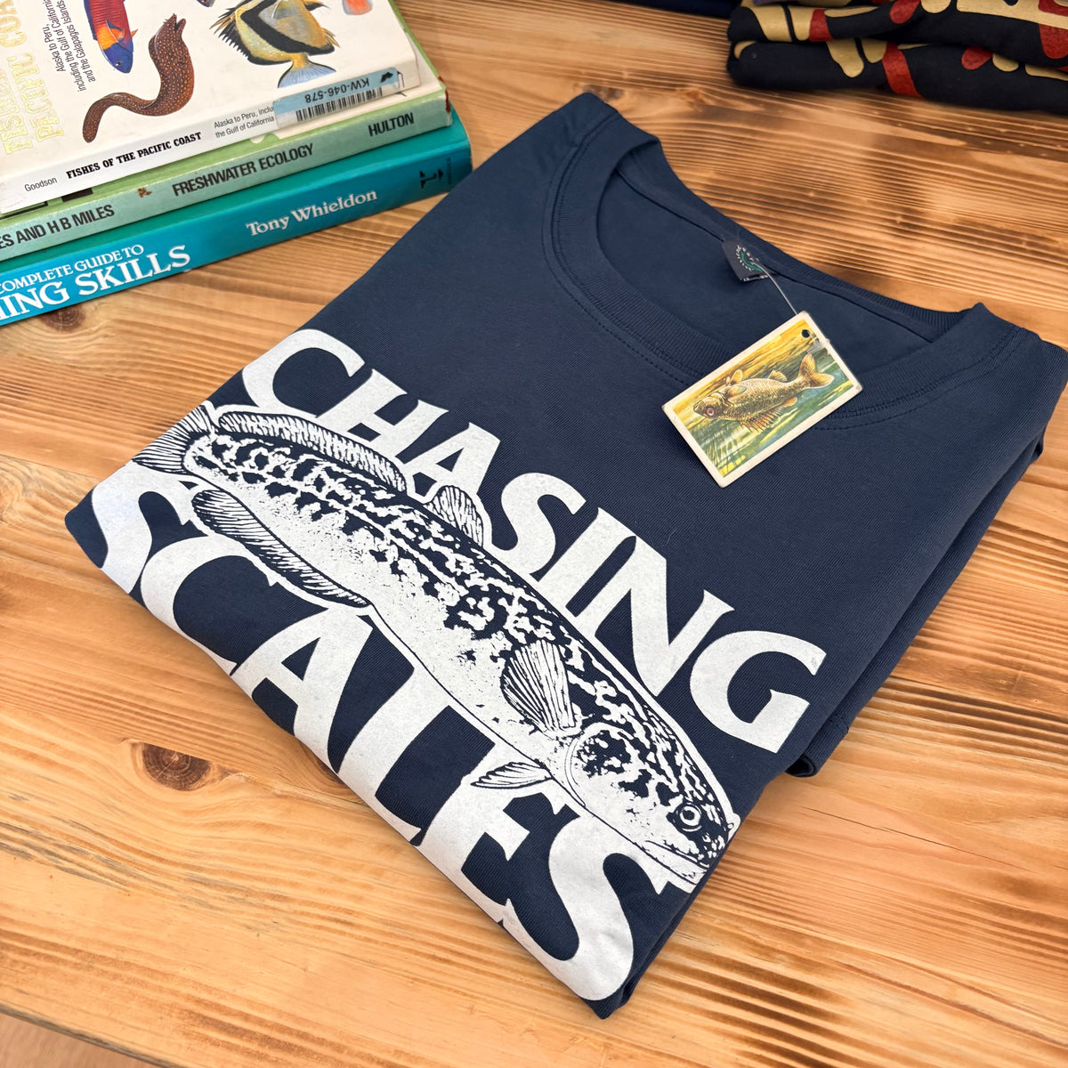 Jack Perks "Chasing Scales" Collaboration T Shirt - Navy