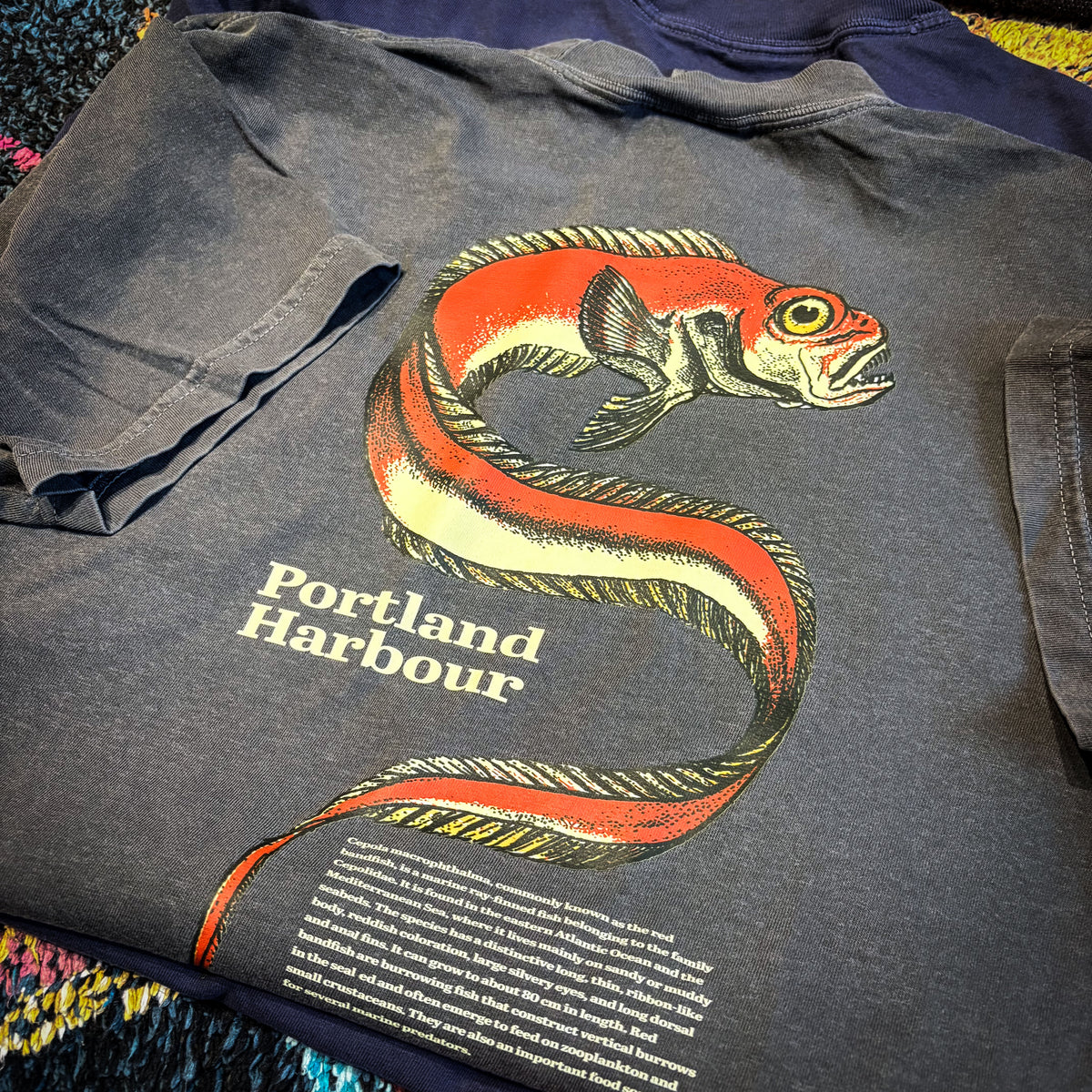 Portland Harbour Pepper-Black T Shirt