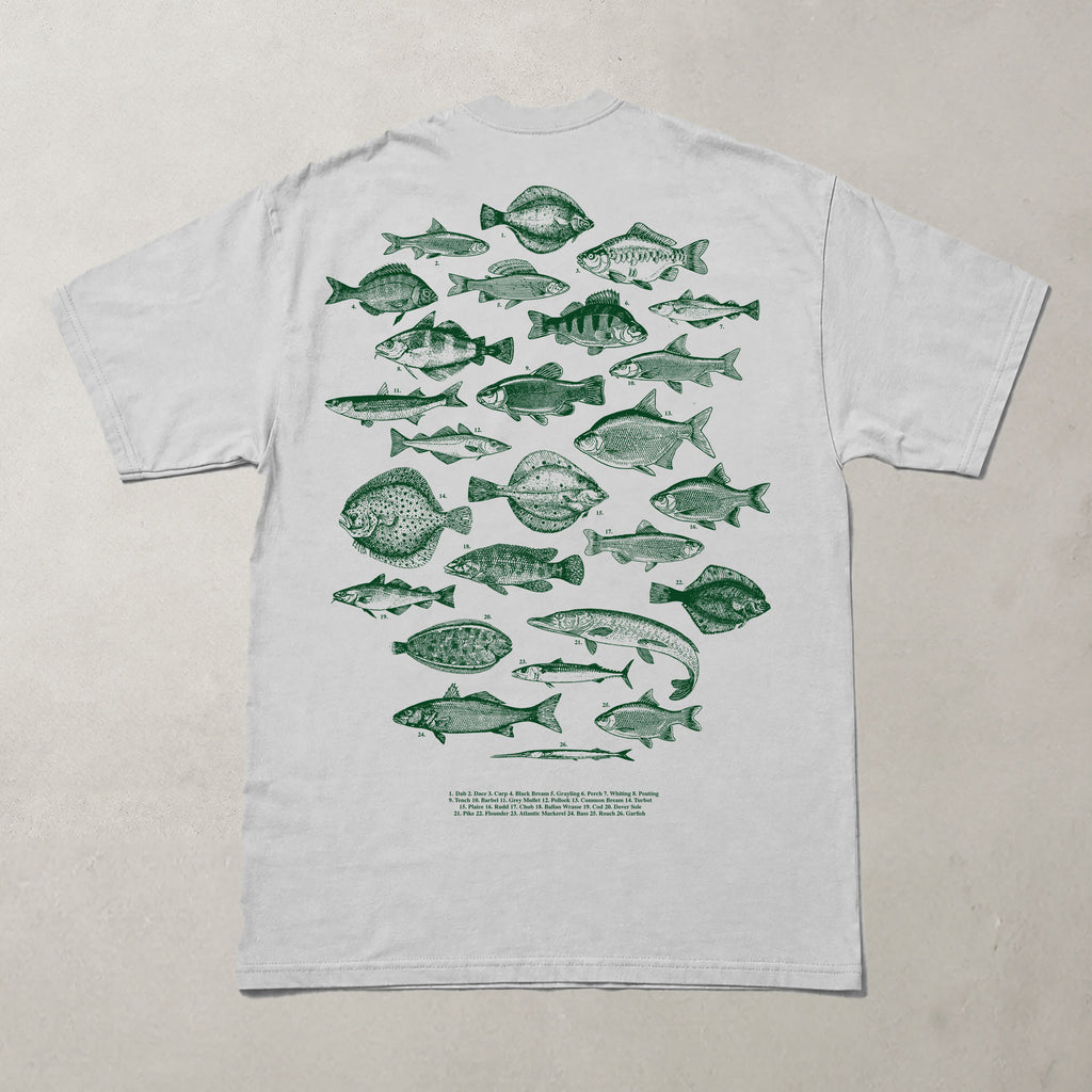 Common British Fish Species White T Shirt