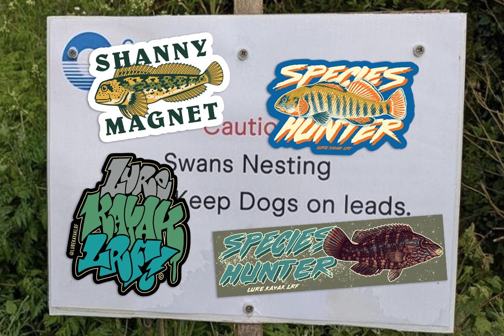 Lure Kayak LRF Sticker Pack