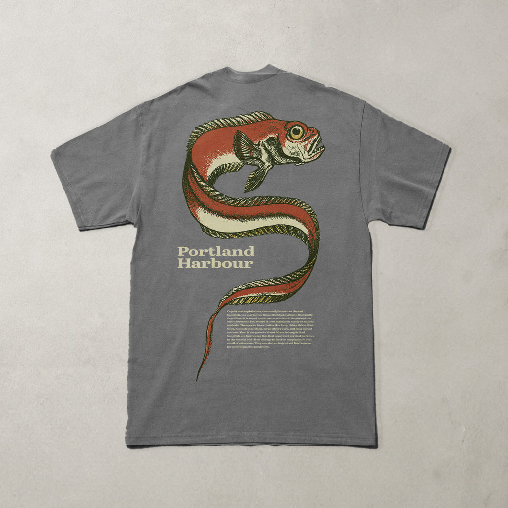 Portland Harbour Pepper-Black T Shirt