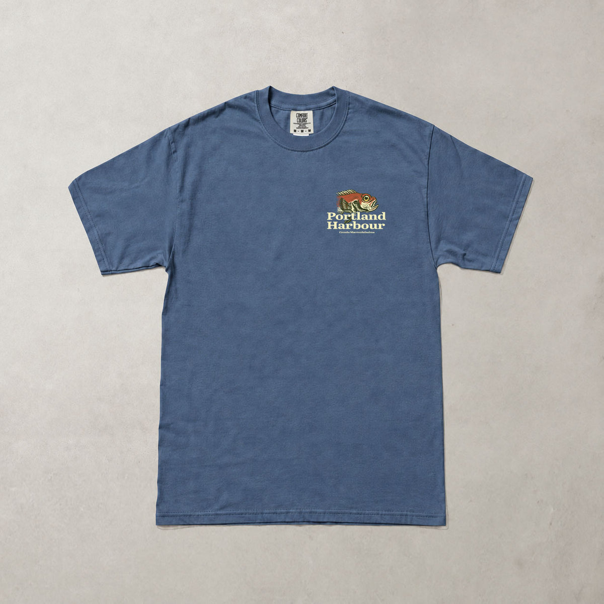 Portland Harbour Navy T Shirt